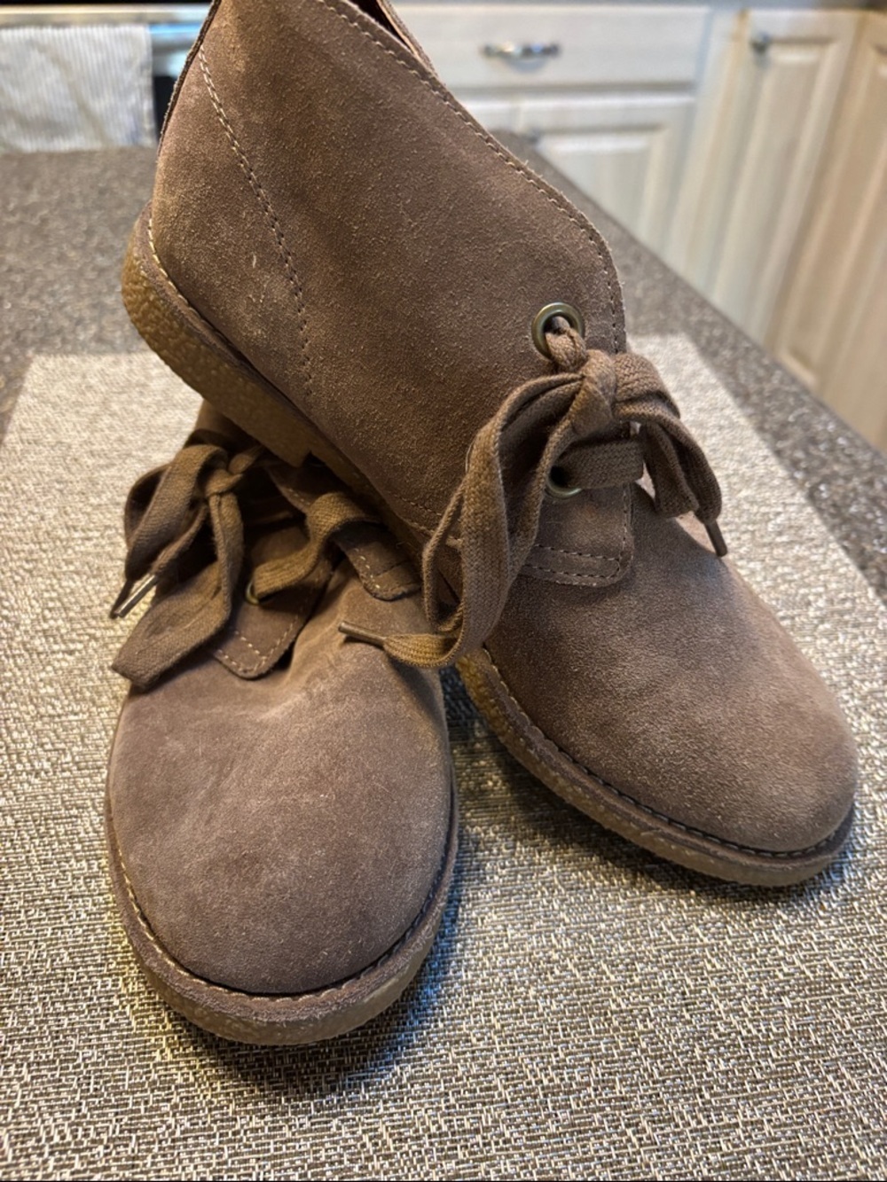 Lucky Brand Brown Suede Ankle Boots